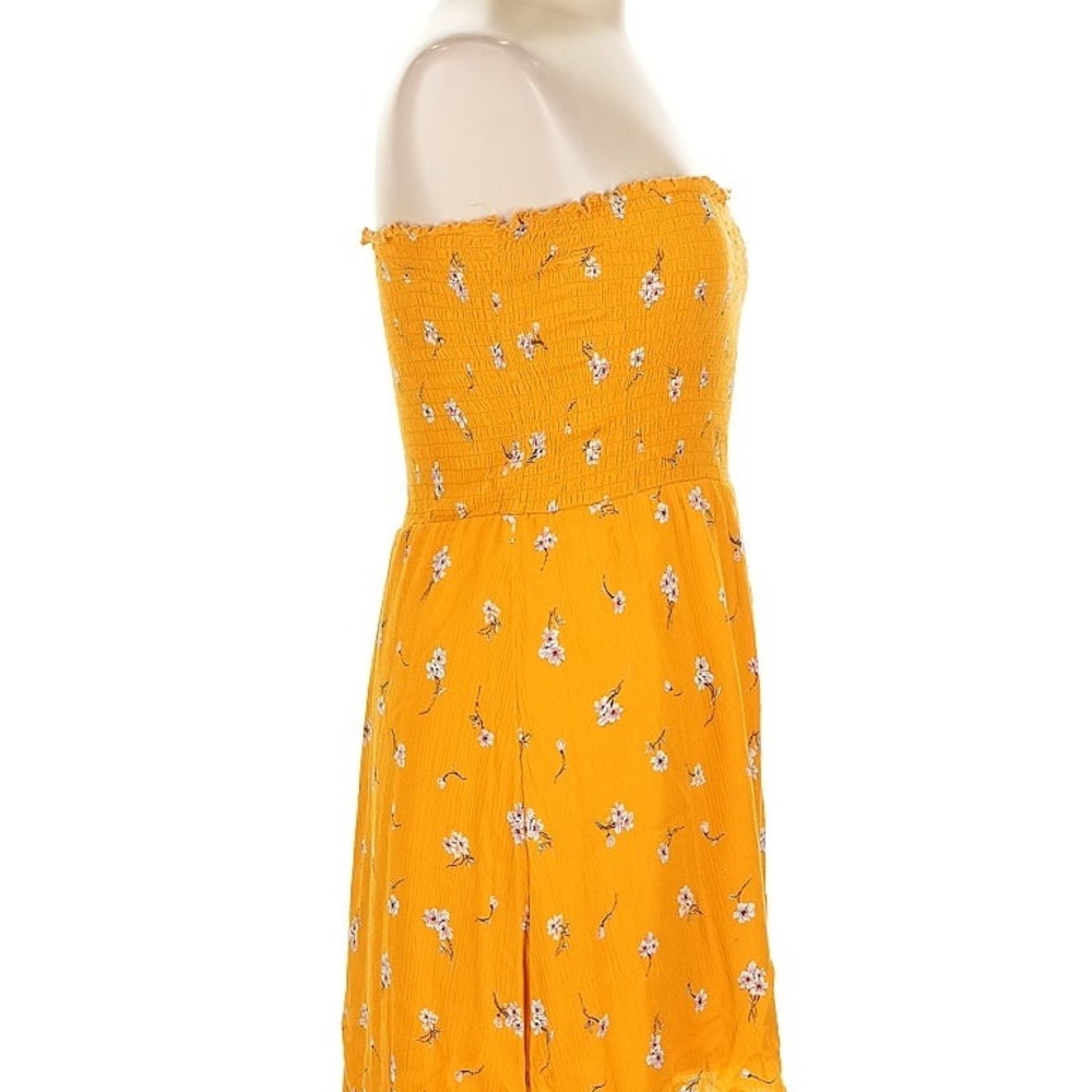 Gypsies & Moondust Yellow Smocked Strapless Sundress Women’s XS - Picture 4 of 13